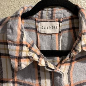 Olive and Oak Plaid Button Down